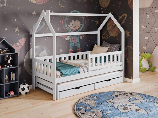 Bērnu gulta mājiņa LUCAS