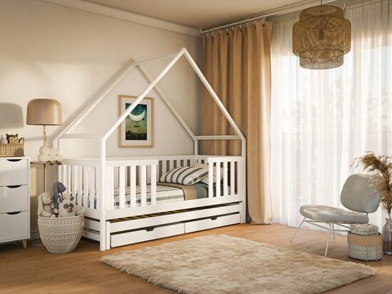 Bērnu gulta mājiņa ROBIN