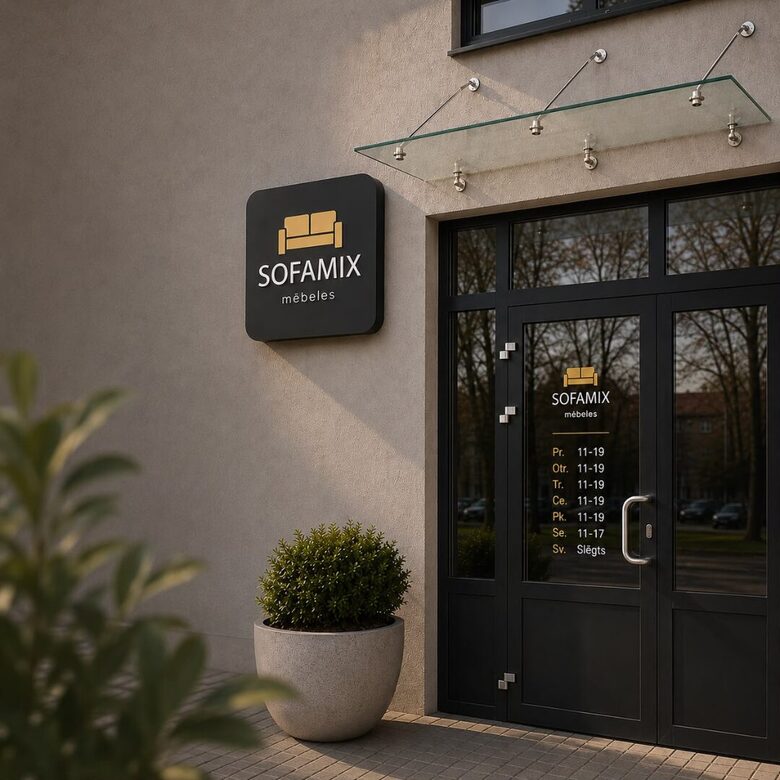 Sofamix mēbeļu salons Rīgā